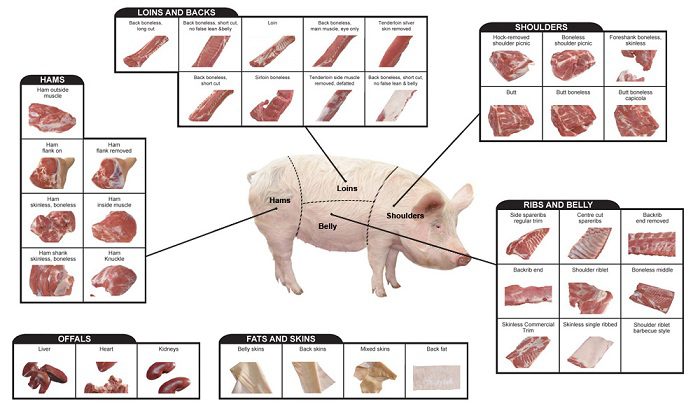 Pig Cuts Image